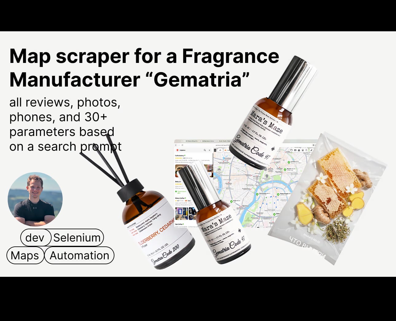 Maps Scraper for a Parfum Firm